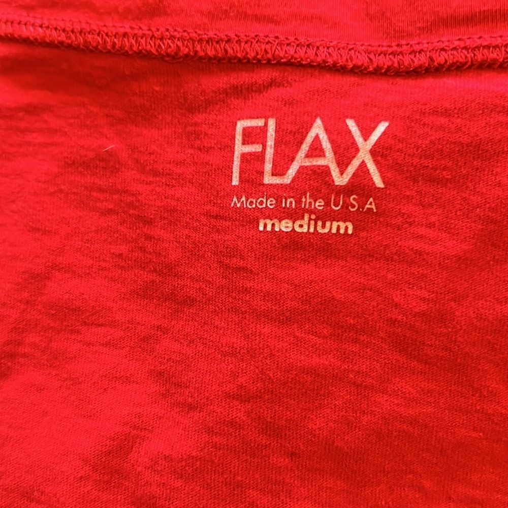 Flax medium red blouse‎ - Picture 5 of 6